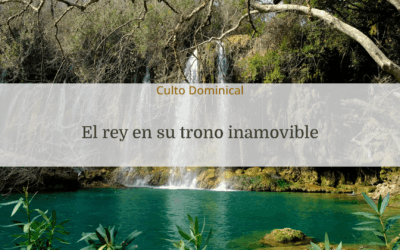 El rey en su trono inamovible